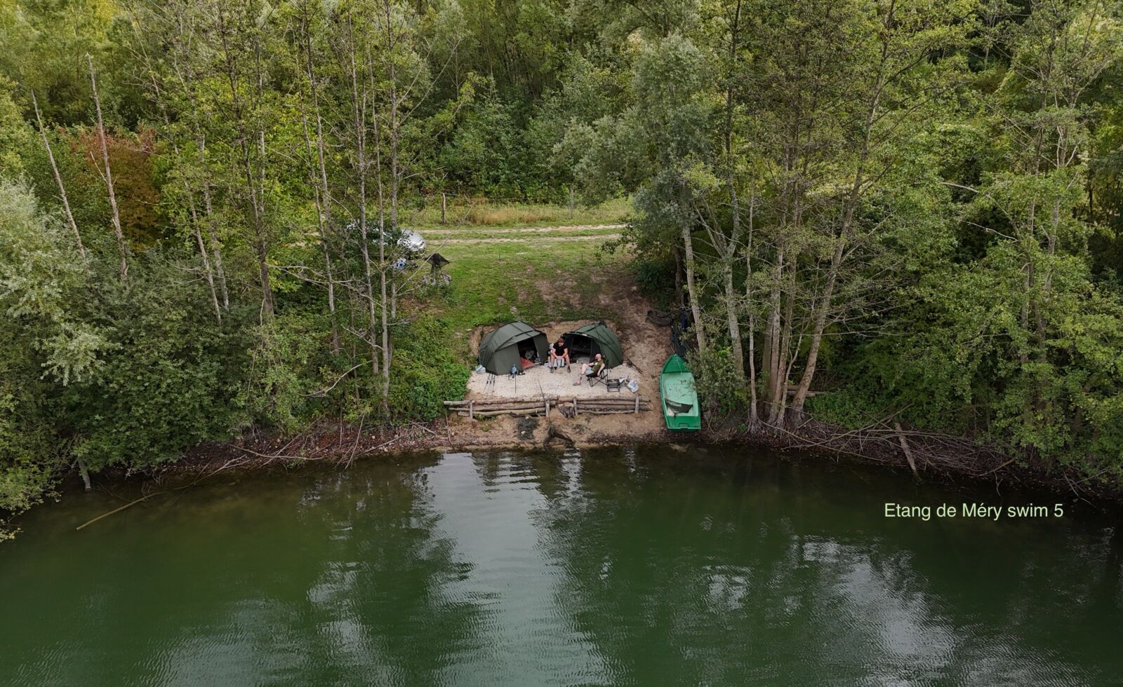 Etang de Mery swim 5 close